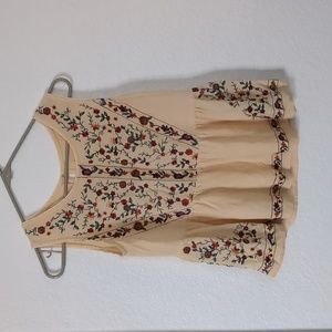 Urban outfitters embroidered top